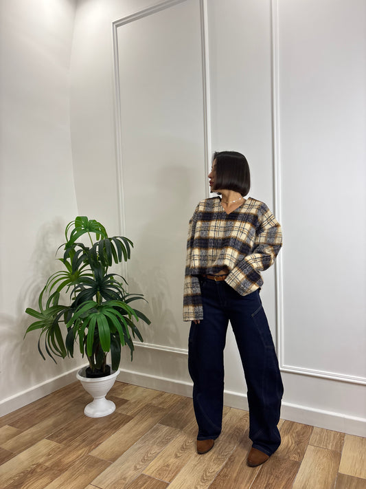 Maglioncino a quadri