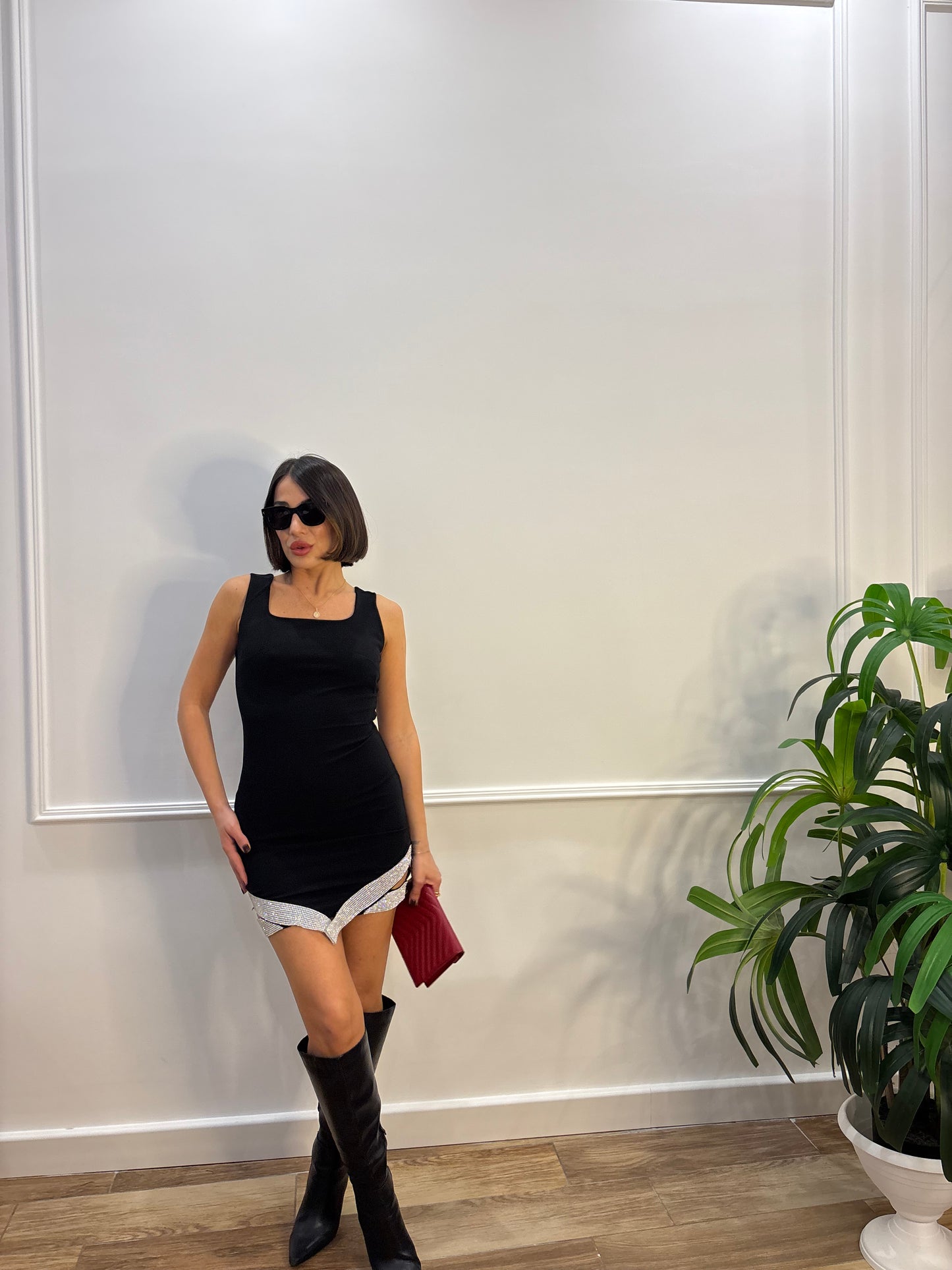 Mini Dress Swarovski